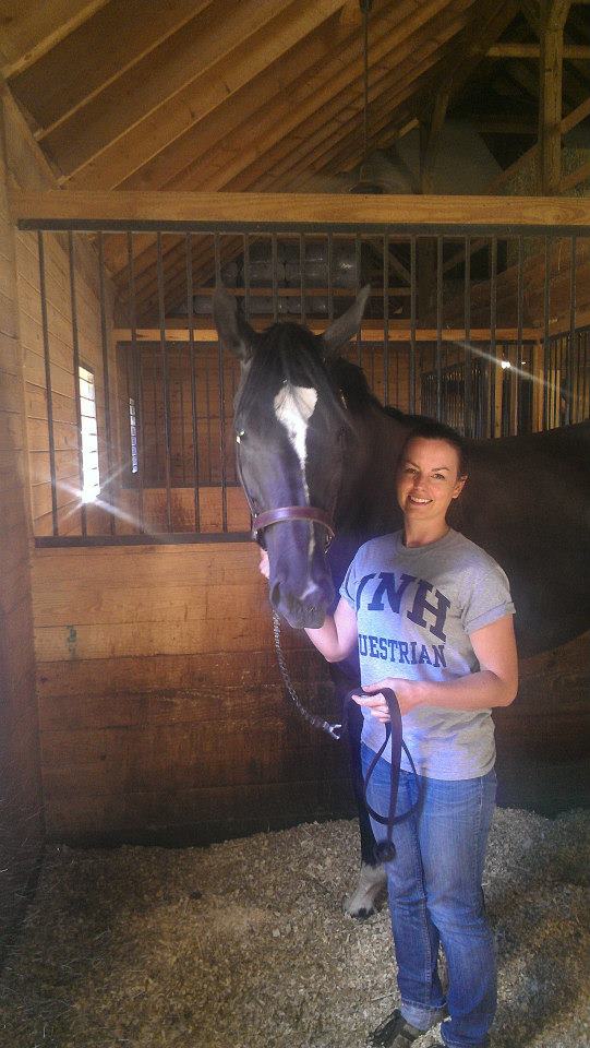 Darshan HM with his owner Sarah